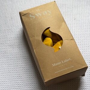 Mane Label The Sway Hair Scrunchie - Yellow